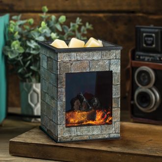 Glass Fireplace