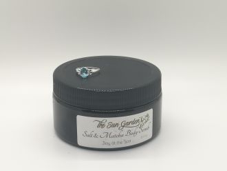 Bejeweled Macha & Salt Scrub - Day at the Spa